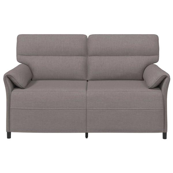 Grote foto vidaxl bank 100 polyester metalen frame mdf multiplex huis en inrichting bankstellen