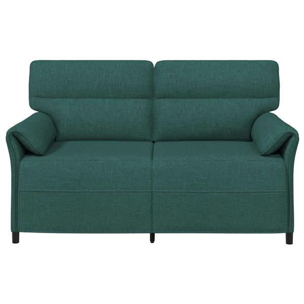 Grote foto vidaxl bank 100 polyester metalen frame mdf multiplex huis en inrichting bankstellen