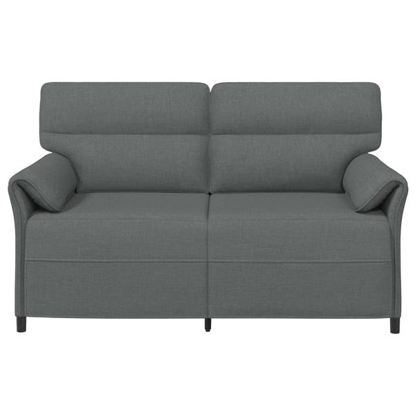 Grote foto vidaxl bank 100 polyester metalen frame mdf multiplex huis en inrichting bankstellen