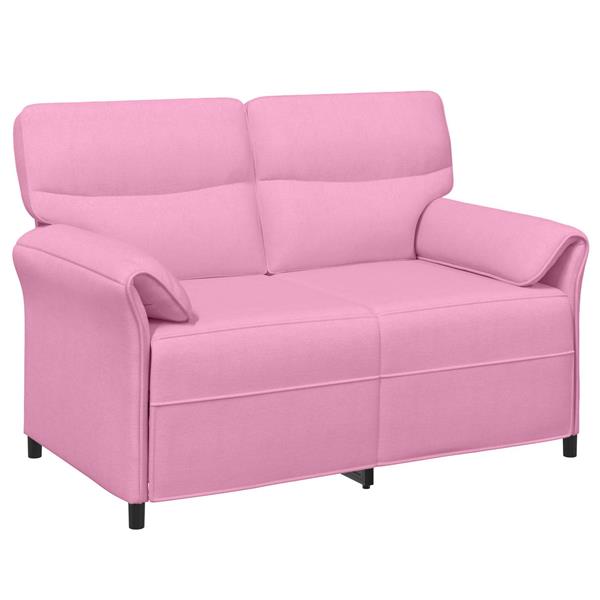 Grote foto vidaxl bank 100 polyester metalen frame mdf multiplex huis en inrichting bankstellen