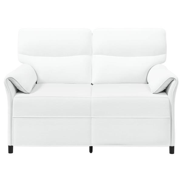 Grote foto vidaxl bank 100 polyester metalen frame mdf multiplex huis en inrichting bankstellen