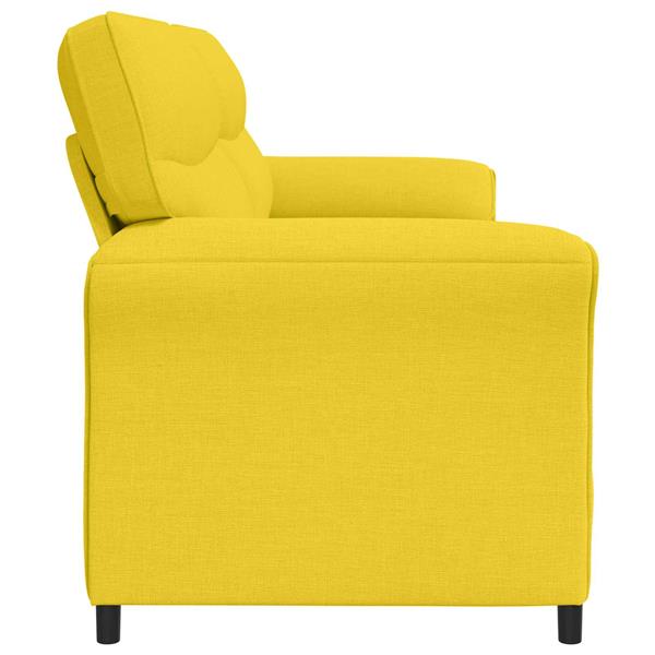 Grote foto vidaxl bank 100 polyester metalen frame mdf multiplex huis en inrichting bankstellen