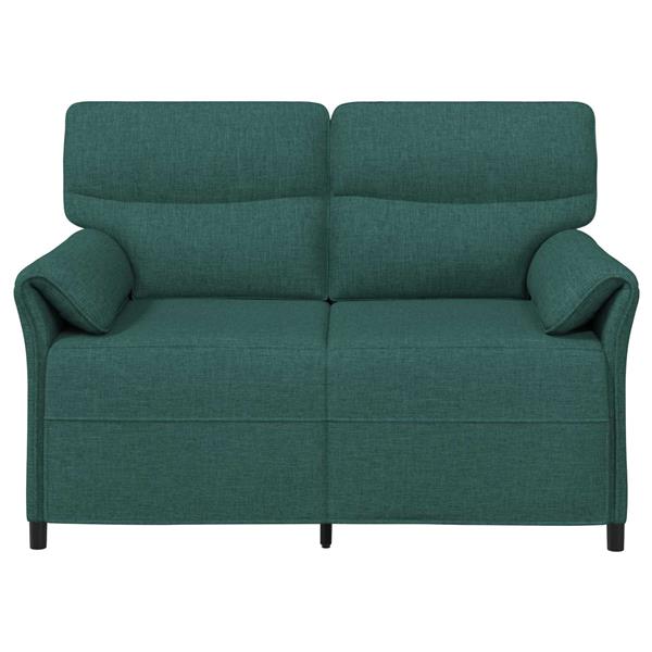 Grote foto vidaxl bank 100 polyester metalen frame mdf multiplex huis en inrichting bankstellen