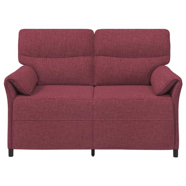 Grote foto vidaxl bank 100 polyester metalen frame mdf multiplex huis en inrichting bankstellen