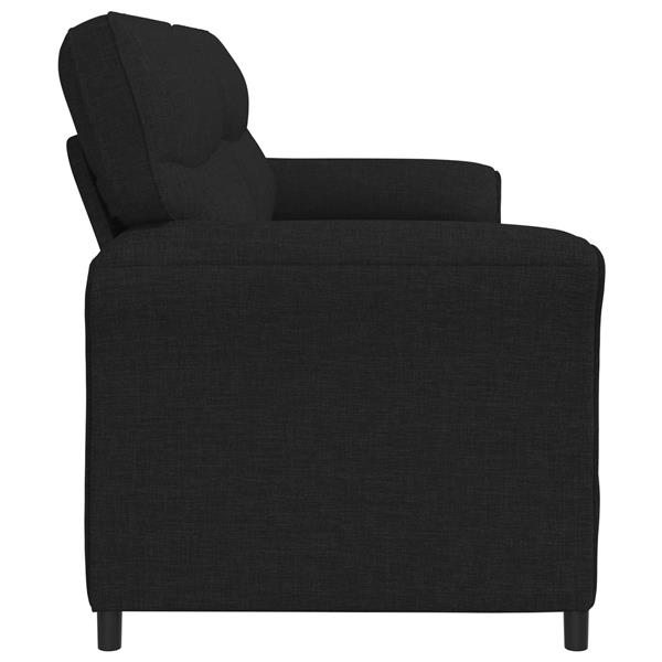 Grote foto vidaxl bank 100 polyester metalen frame mdf multiplex huis en inrichting bankstellen