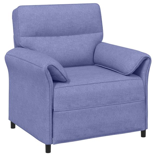 Grote foto vidaxl bank 100 polyester metalen frame mdf multiplex huis en inrichting bankstellen