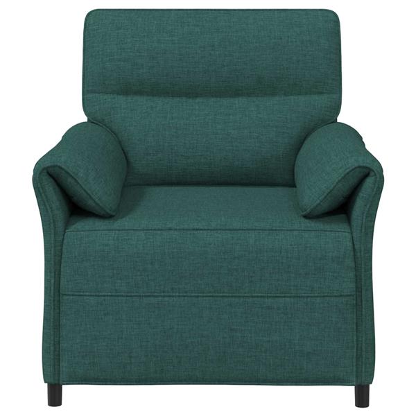 Grote foto vidaxl bank 100 polyester metalen frame mdf multiplex huis en inrichting bankstellen