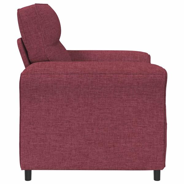 Grote foto vidaxl bank 100 polyester metalen frame mdf multiplex huis en inrichting bankstellen