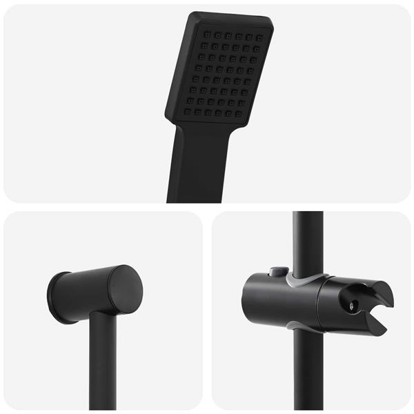 Grote foto vidaxl douchesysteem set staal doe het zelf en verbouw sanitair