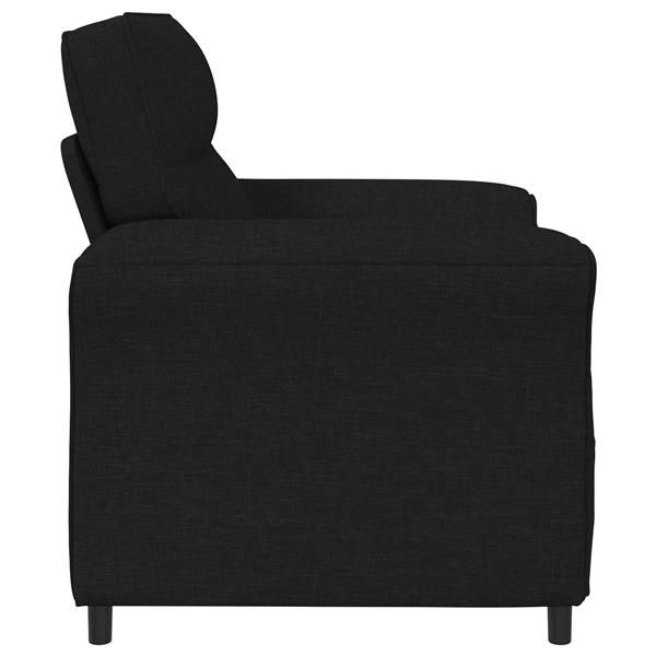 Grote foto vidaxl bank 100 polyester metalen frame mdf multiplex huis en inrichting bankstellen