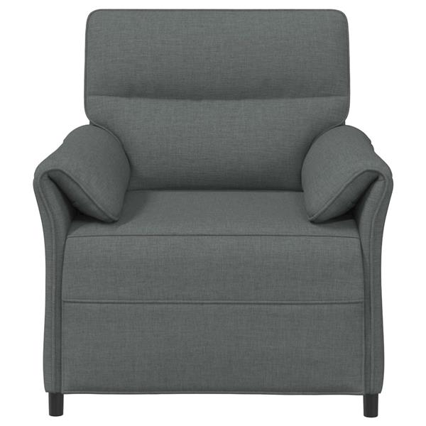 Grote foto vidaxl bank 100 polyester metalen frame mdf multiplex huis en inrichting bankstellen