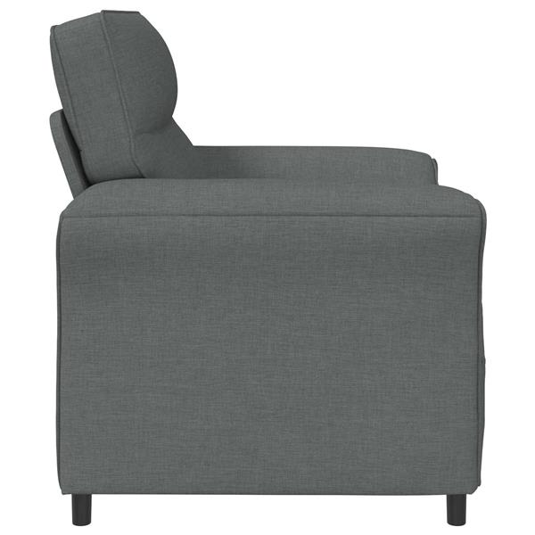 Grote foto vidaxl bank 100 polyester metalen frame mdf multiplex huis en inrichting bankstellen