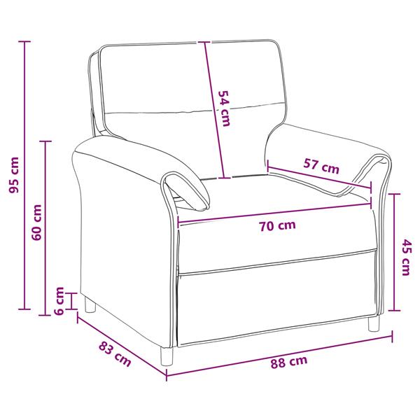 Grote foto vidaxl bank 100 polyester metalen frame mdf multiplex huis en inrichting bankstellen