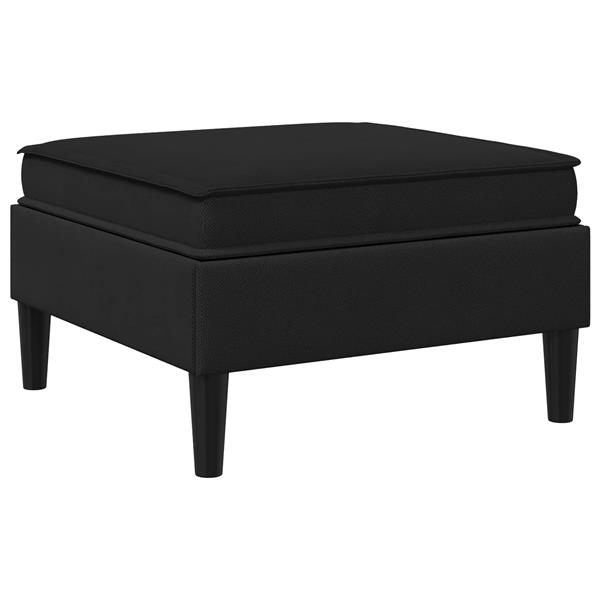 Grote foto vidaxl sofa kruk met opslag zwart fluweel huis en inrichting bankstellen