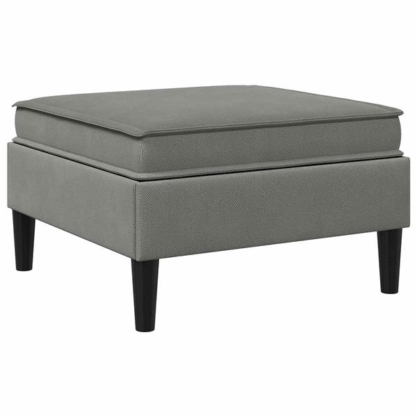 Grote foto vidaxl sofa kruk met opslag donkergrijs fluweel huis en inrichting bankstellen