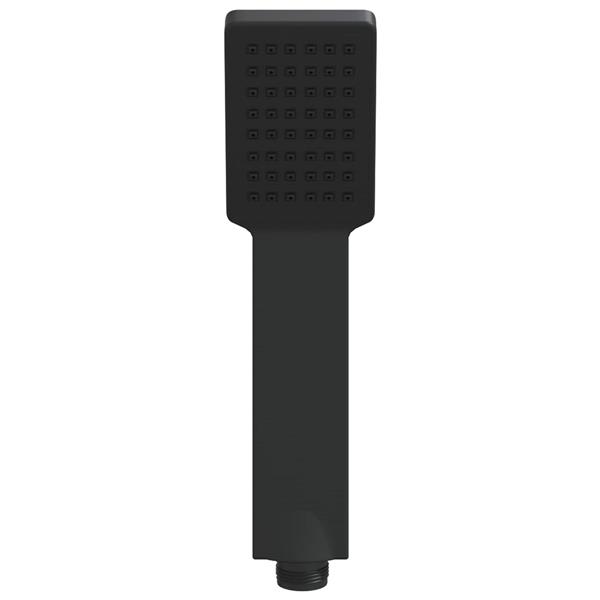 Grote foto vidaxl doucheset zwart 150 cm roestvrij staal doe het zelf en verbouw sanitair