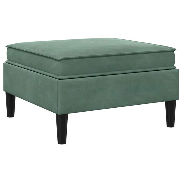 Grote foto vidaxl sofa kruk met opslag zeegroen fluweel huis en inrichting bankstellen