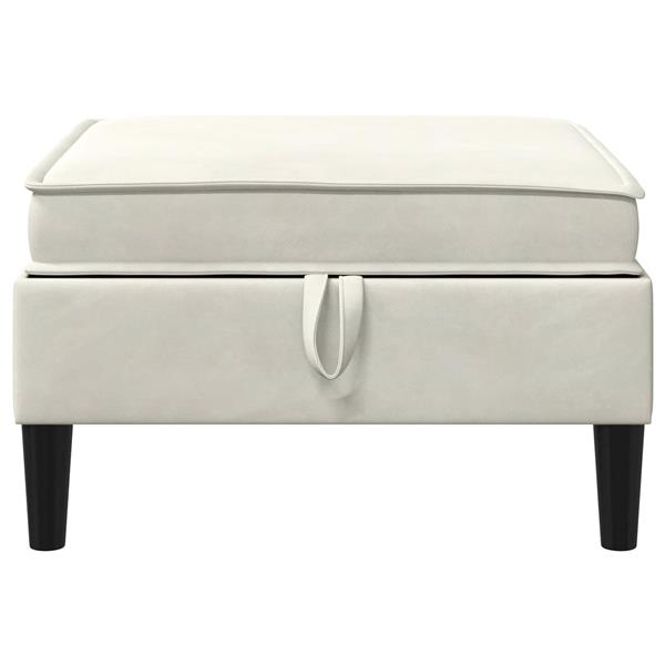 Grote foto vidaxl sofa kruk met opslag cr mekleurig fluweel huis en inrichting bankstellen