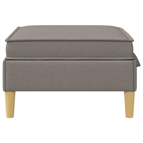 Grote foto vidaxl sofa kruk met opslag taupe stof huis en inrichting bankstellen