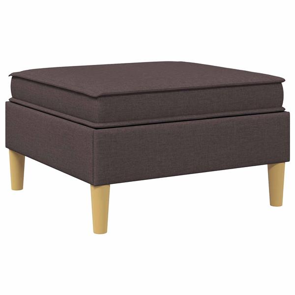 Grote foto vidaxl sofa kruk met opslag donkerbruin stof huis en inrichting bankstellen