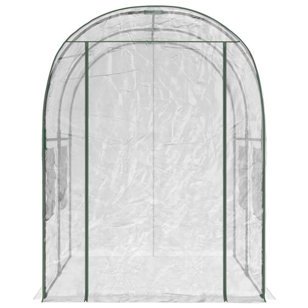 Grote foto vidaxl kweekhuis met frame transparant 160 x 200 x 192 5 cm pvc tuin en terras overige tuin en terras