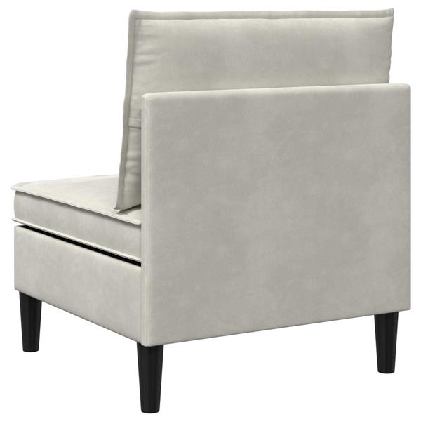 Grote foto vidaxl middelste bank met opbergruimte cr mekleurig fluweel huis en inrichting bankstellen