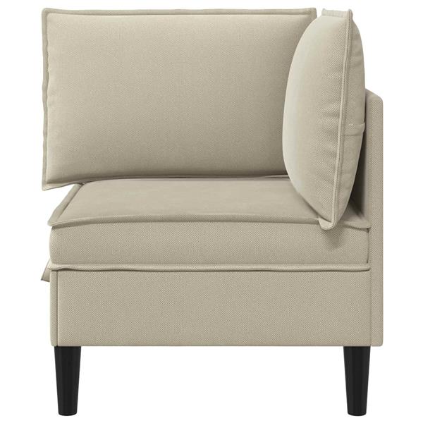 Grote foto vidaxl hoeksofa met opbergruimte zand fluweel huis en inrichting bankstellen