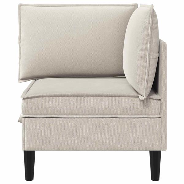 Grote foto vidaxl hoeksofa met opbergruimte havermout fluweel huis en inrichting bankstellen