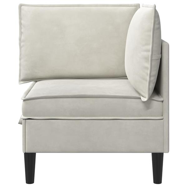 Grote foto vidaxl bank met opslag cr mekleurig fluweel huis en inrichting bankstellen