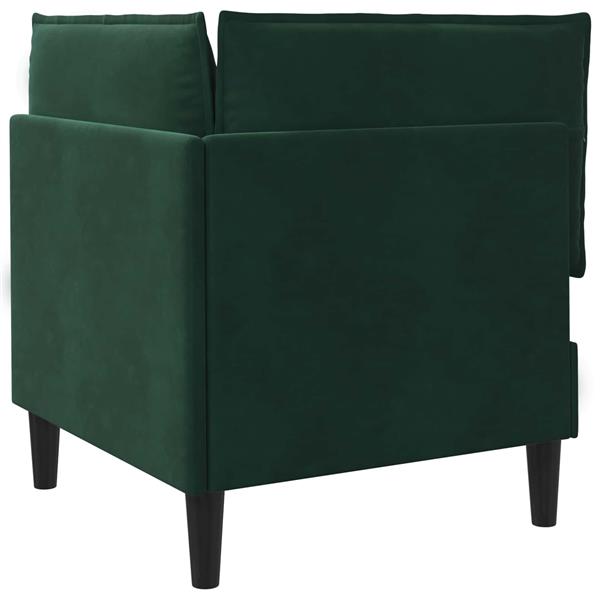 Grote foto vidaxl bank met opslag donkergroen fluweel huis en inrichting bankstellen