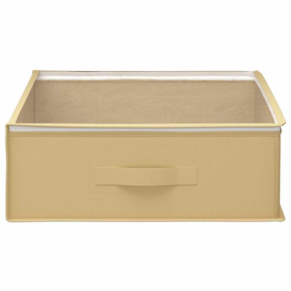 Grote foto vidaxl opbergdoos met transparant bovenraam 6 pcs cr mekleurig doe het zelf en verbouw materialen en producten