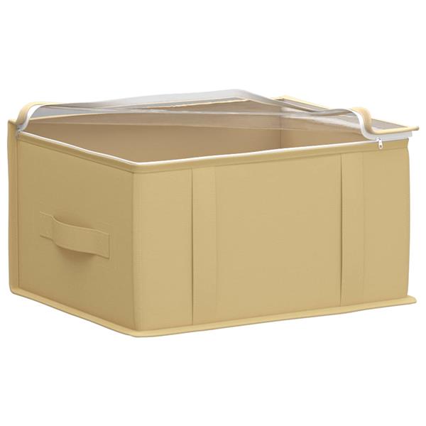 Grote foto vidaxl opbergdoos met transparant bovenraam 6 pcs cr mekleurig doe het zelf en verbouw materialen en producten