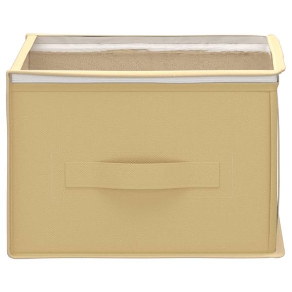 Grote foto vidaxl opbergdoos met transparant bovenraam 6 pcs cr mekleurig doe het zelf en verbouw materialen en producten