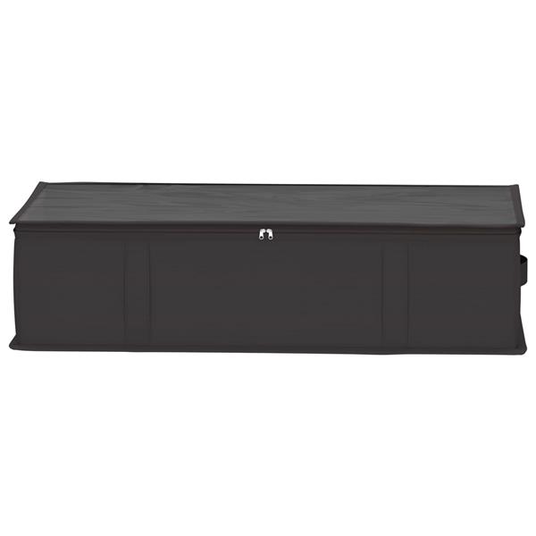 Grote foto vidaxl opbergdoos met transparant bovenraam 2 pcs antracietkleurig doe het zelf en verbouw materialen en producten