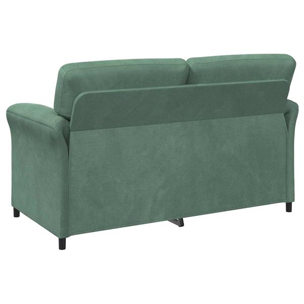 Grote foto vidaxl 2 zits sofa zeegroen 158 x 83 x 95 cm fluweel huis en inrichting bankstellen