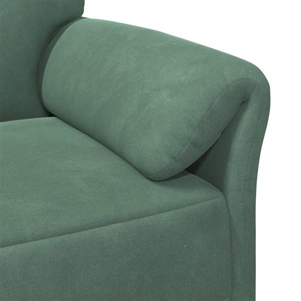 Grote foto vidaxl 2 zits sofa zeegroen 158 x 83 x 95 cm fluweel huis en inrichting bankstellen