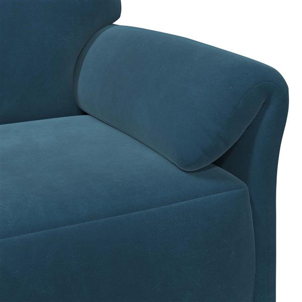 Grote foto vidaxl 2 zits sofa blauw 158 x 83 x 95 cm fluweel huis en inrichting bankstellen