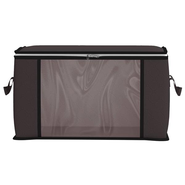 Grote foto vidaxl opbergdoos met transparante zijraam 2 pcs antracietkleurig doe het zelf en verbouw materialen en producten