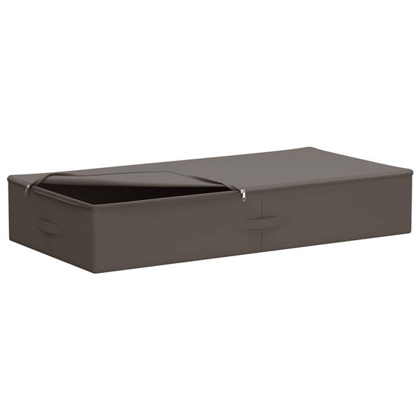 Grote foto vidaxl opbergbox 24 pcs grijs 100 x 50 x 18 cm nonwoven stof doe het zelf en verbouw materialen en producten