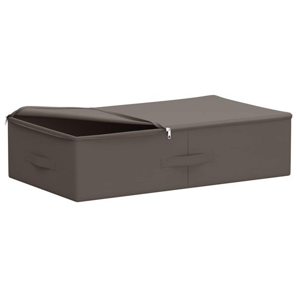 Grote foto vidaxl opbergbox 24 pcs grijs 70 x 40 x 18 cm nonwoven stof doe het zelf en verbouw materialen en producten