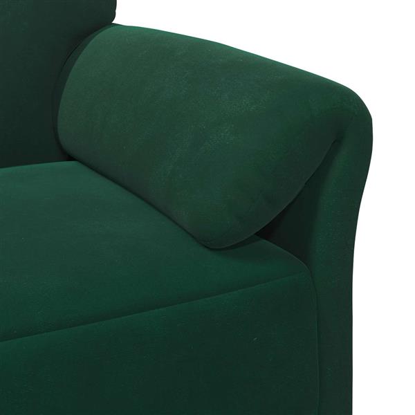 Grote foto vidaxl 2 zits sofa donkergroen 158 x 83 x 95 cm fluweel huis en inrichting bankstellen