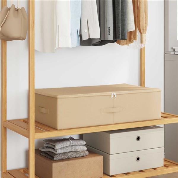 Grote foto vidaxl opbergbox 6 pcs cr mekleurig 70 x 40 x 18 cm nonwoven stof doe het zelf en verbouw materialen en producten