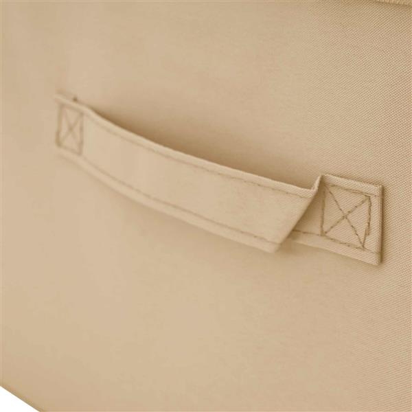 Grote foto vidaxl opbergbox 24 pcs cr mekleurig 50 x 30 x 25 cm nonwoven stof doe het zelf en verbouw materialen en producten