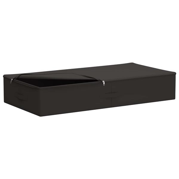 Grote foto vidaxl opbergbox antracietkleurig 90 x 48 x 15 cm nonwoven stof doe het zelf en verbouw materialen en producten