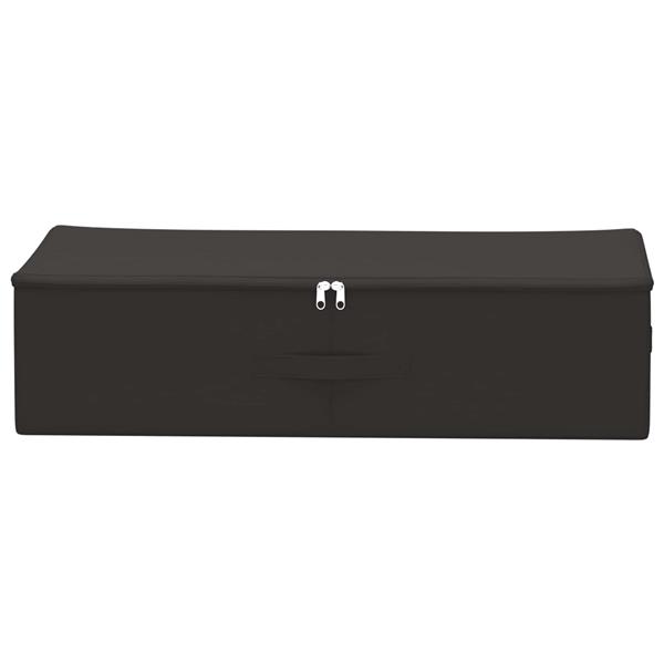 Grote foto vidaxl opbergbox 24 pcs antracietkleurig 70 x 40 x 18 cm nonwoven stof doe het zelf en verbouw materialen en producten