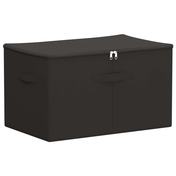 Grote foto vidaxl opbergbox antracietkleurig 60 x 43 x 35 cm nonwoven stof doe het zelf en verbouw materialen en producten