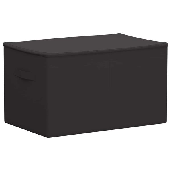 Grote foto vidaxl opbergbox antracietkleurig 60 x 43 x 35 cm nonwoven stof doe het zelf en verbouw materialen en producten