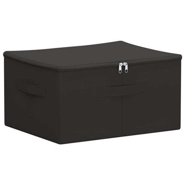 Grote foto vidaxl opbergbox antracietkleurig 43 x 34 x 23 cm nonwoven stof doe het zelf en verbouw materialen en producten