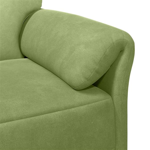 Grote foto vidaxl 2 zits sofa lichtgroen 138 x 83 x 95 cm fluweel huis en inrichting bankstellen