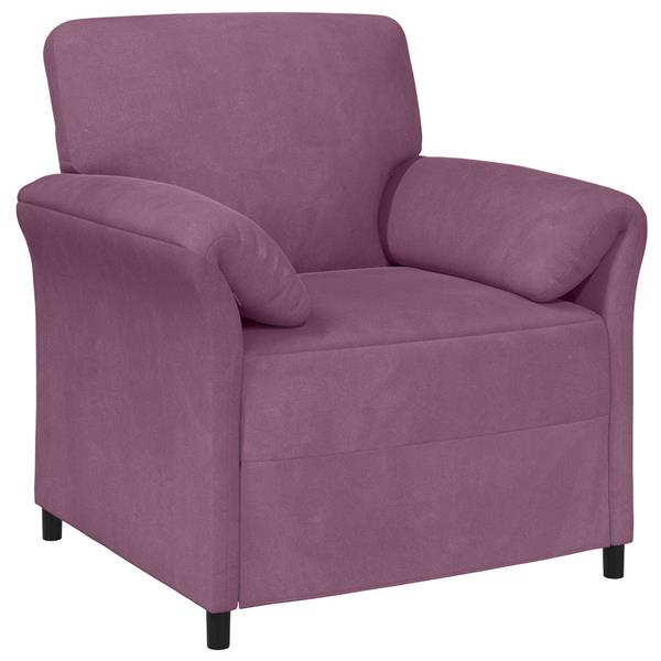 Grote foto vidaxl 1 zits bank paars 88 x 83 x 95 cm fluweel huis en inrichting bankstellen